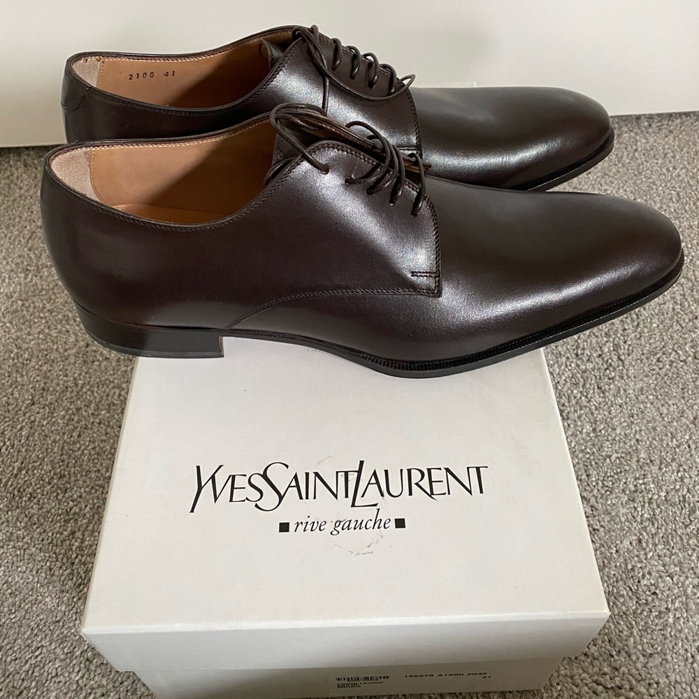 NWT Yves Saint Laurent Derby Shoes Men’s EU41